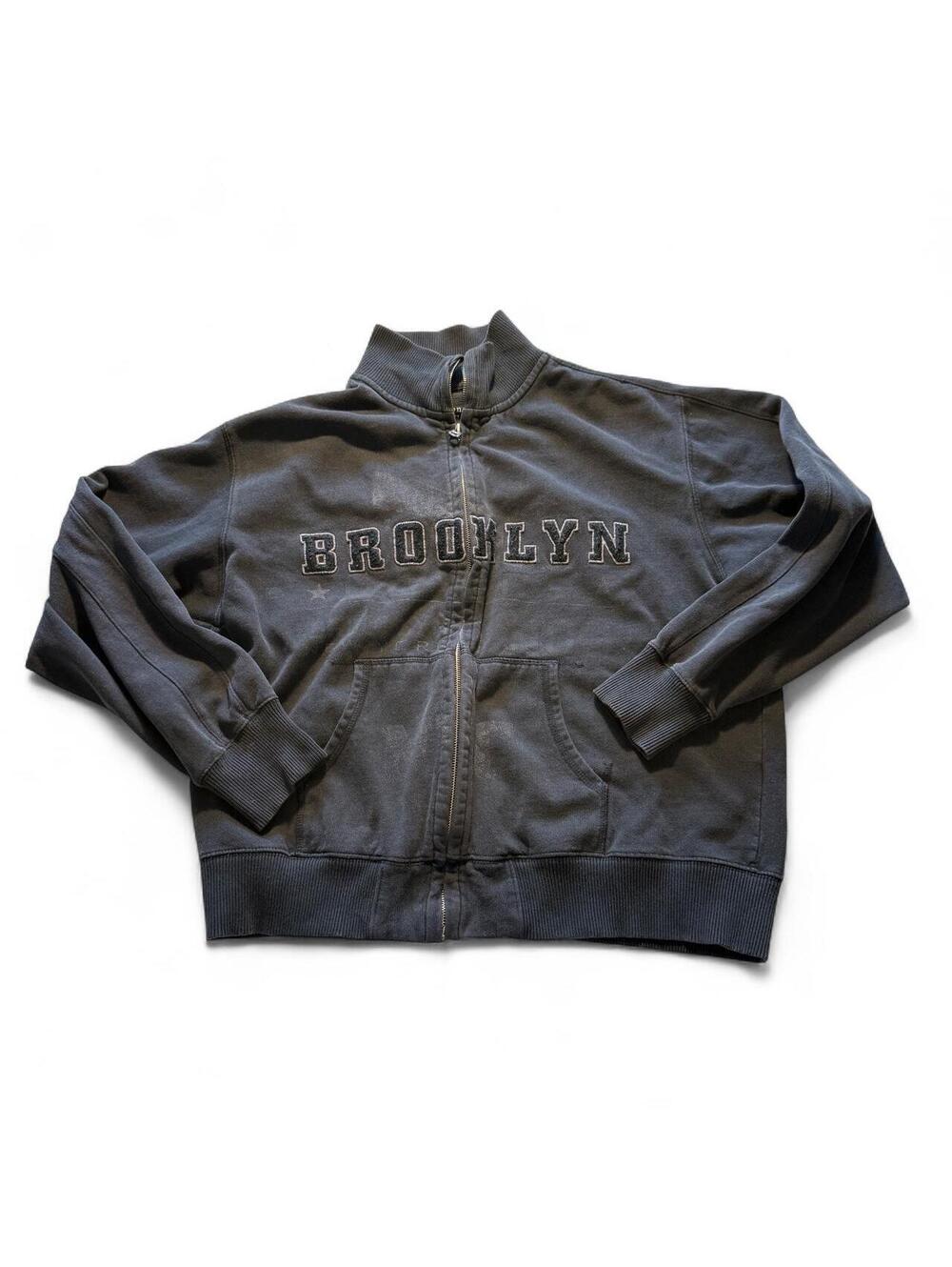 Sonoma Brooklyn Boxers Zip Up Jacket Fall Layering Cotton Blend